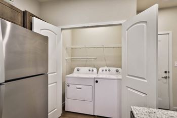  Washer and dryer and a refrigerator 